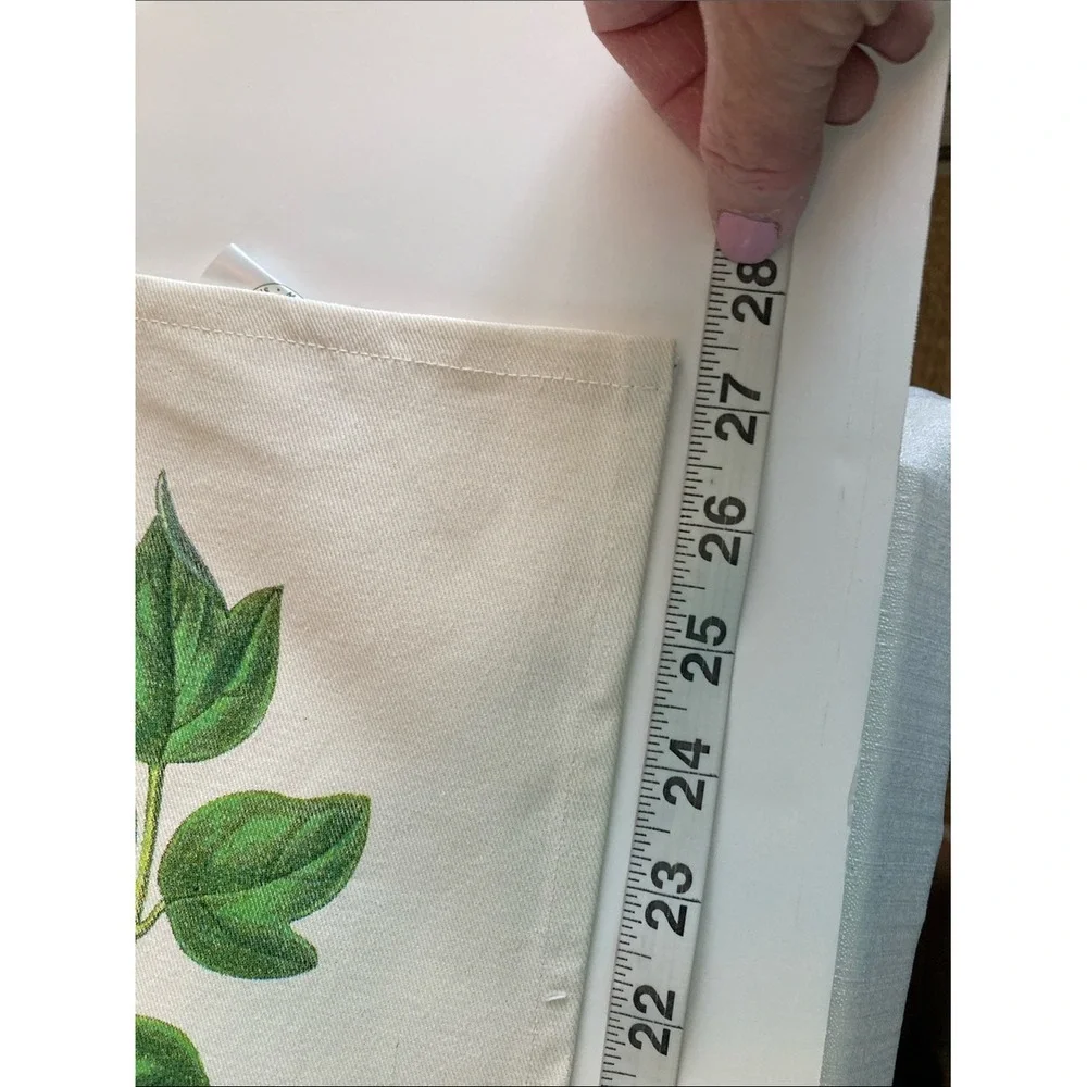 Royal Botanic Gardens Kew Floral Tea Towel‎ Purple Clematis 19x20 Cotton Kitchen